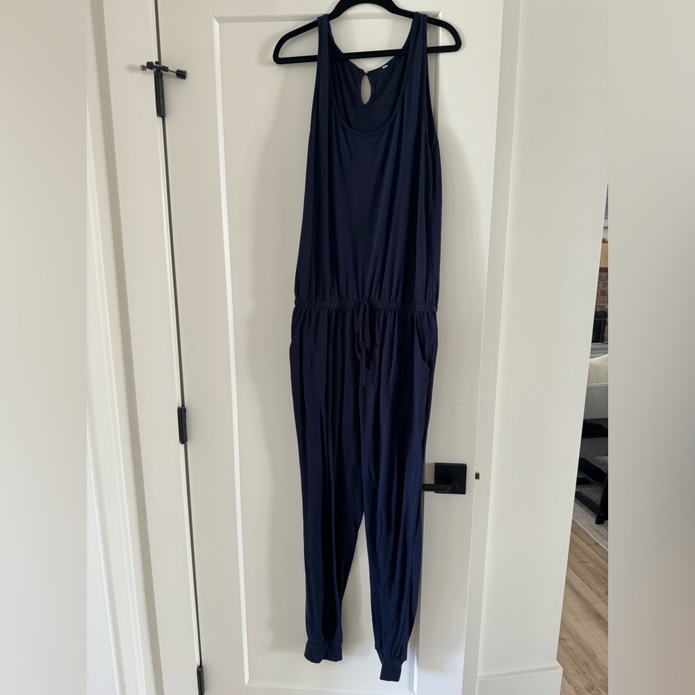 Amazon brand stretchy jogger jumpsuit